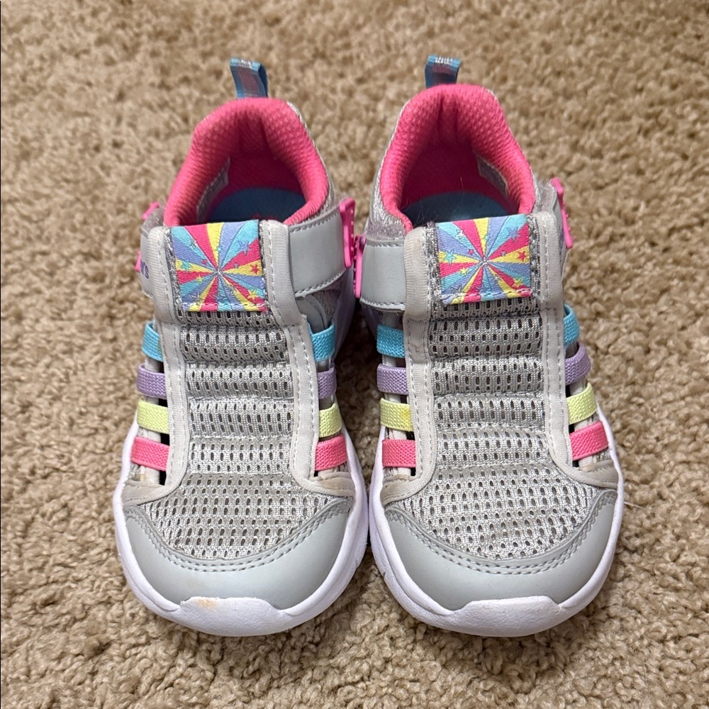 Skechers Kids Sneakers with Rainbow Stripes